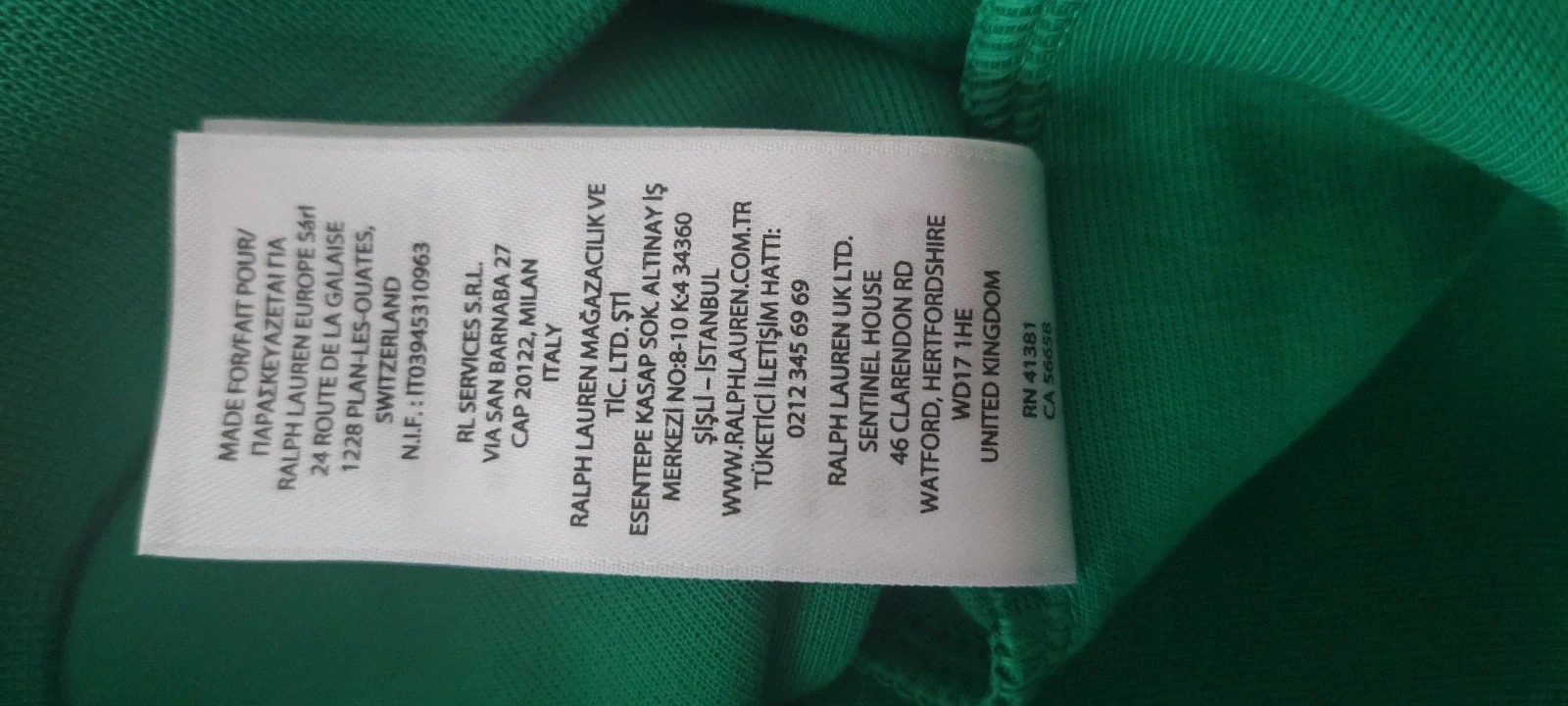 Sweat col camionneur Polo Ralph Lauren vert - Taille M – photo 10